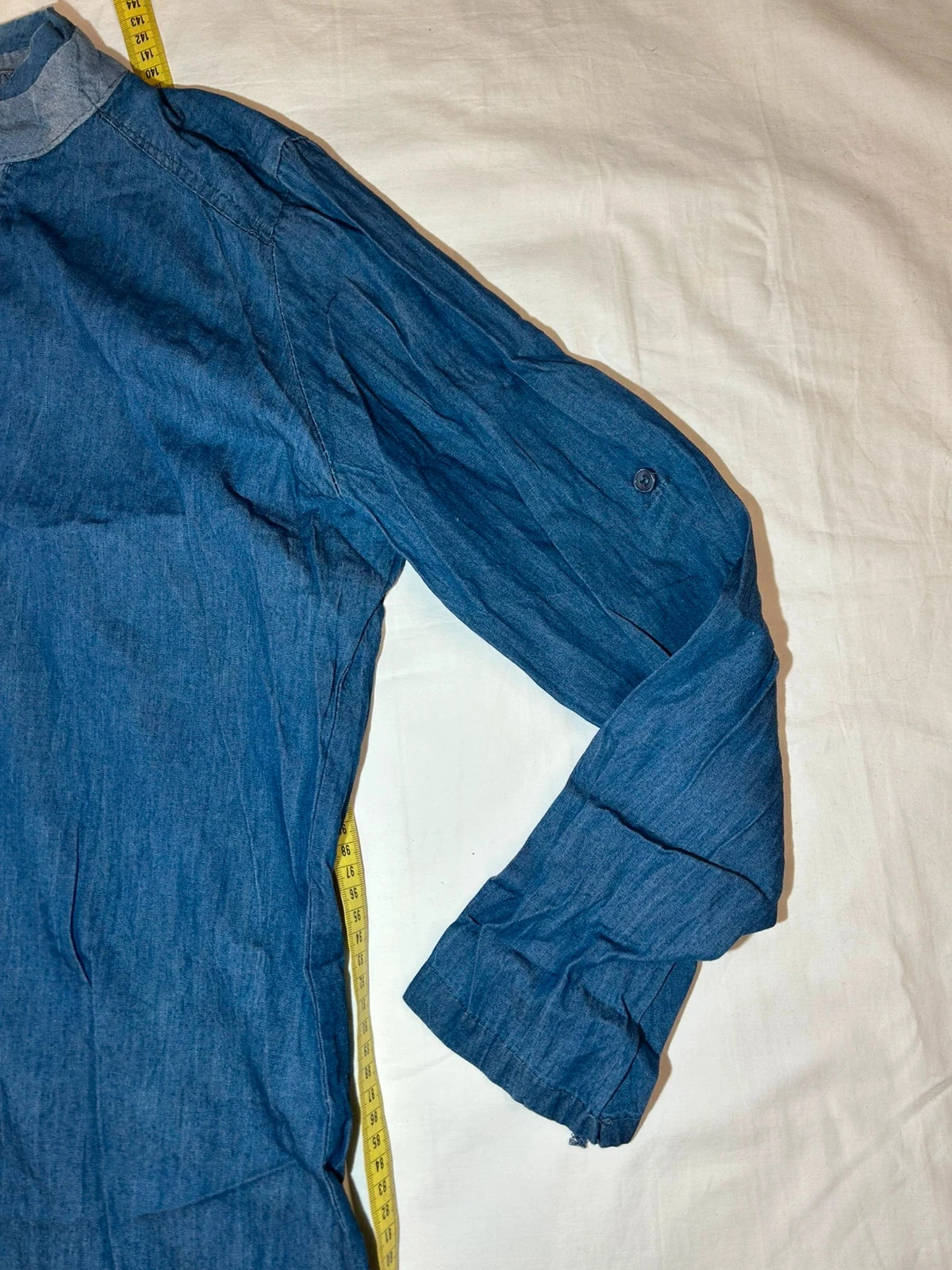 Marineblauwe vintage casual jurk – photo 4